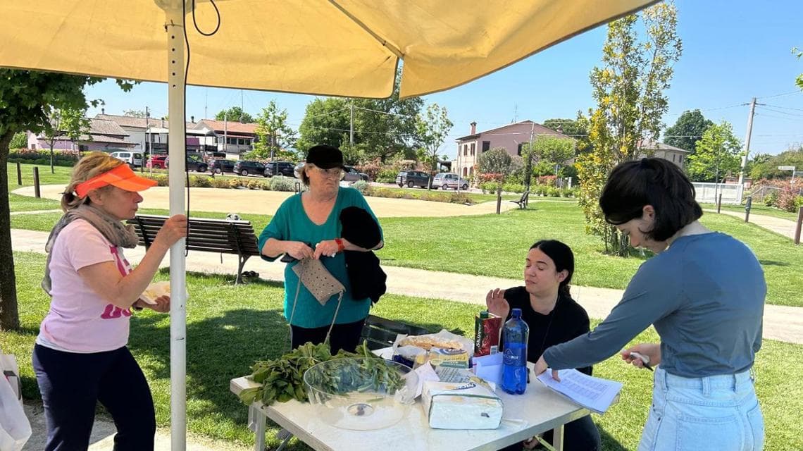 Un groupe de patients et d'opérateurs au Prime Center de Cesena