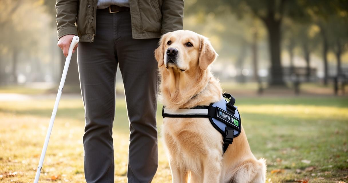Comprendre les legs aux chiens guides pour aider les personnes malvoyantes