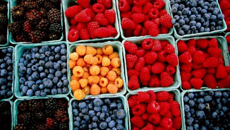 Mûres, myrtilles, cerises, prunes et thé vert : plus de flavonoïdes aident le cœur à se sentir bien