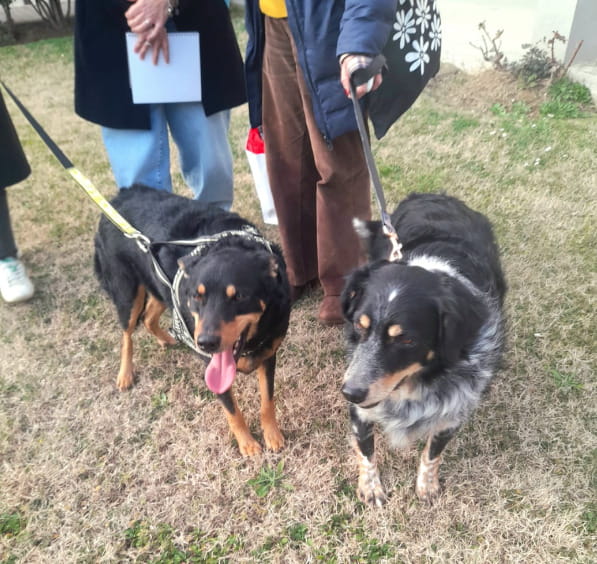 Plino et Lilli devant la prison de Spolète