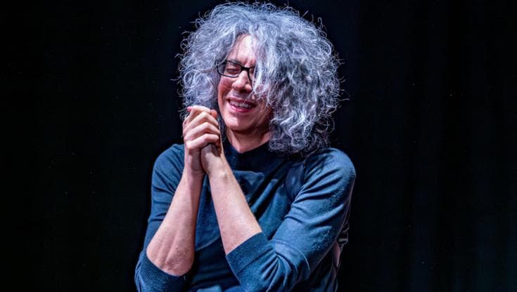 Giovanni Allevi lors du concert à Padoue lors de la tournée de piano solo 2026
